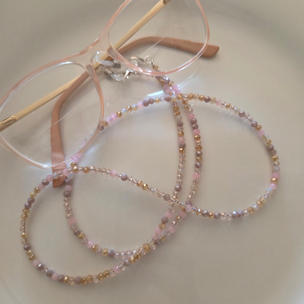 Pink Kisses Glass Chain