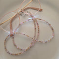 Pink Kisses Glass Chain