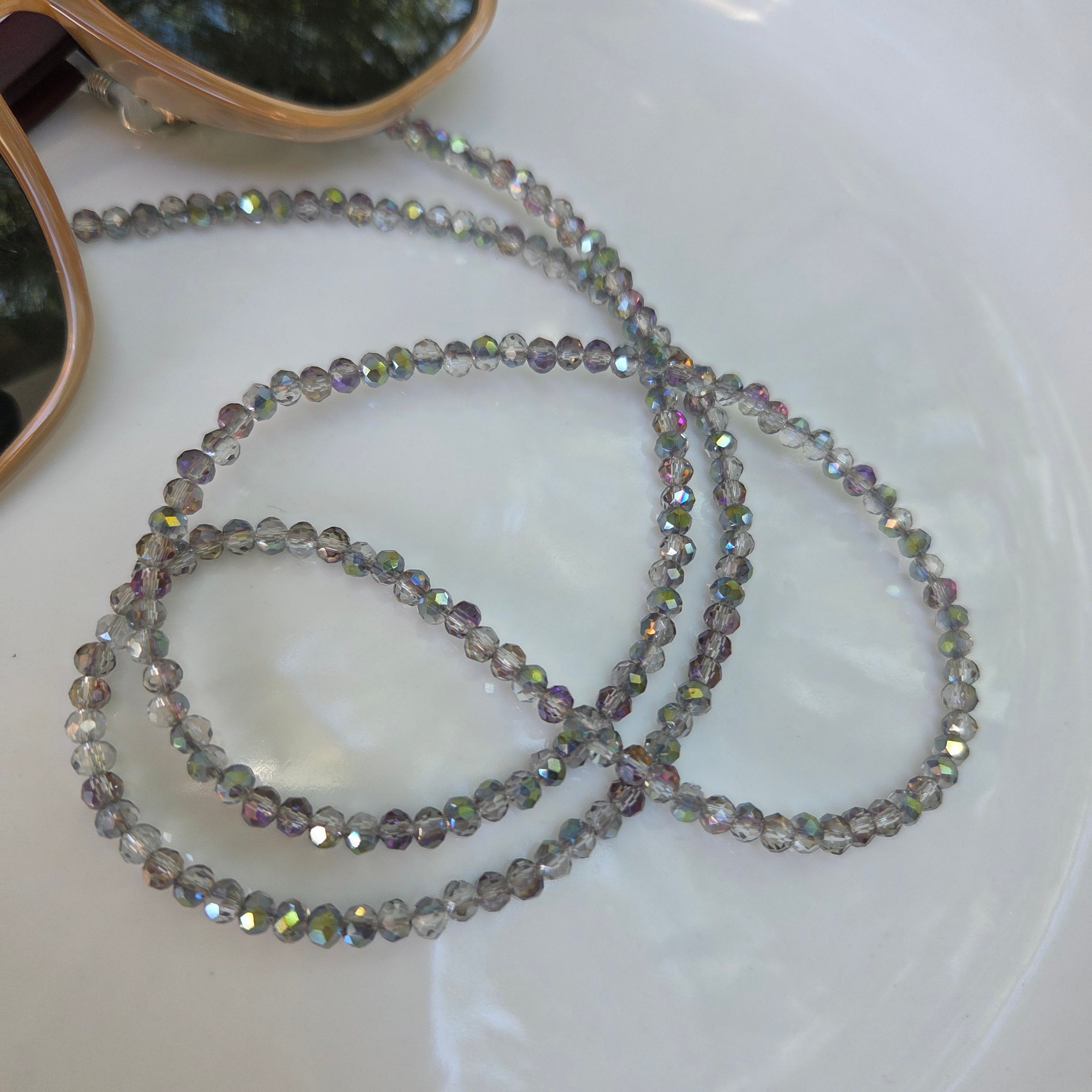 Purple Rain Glass Chain