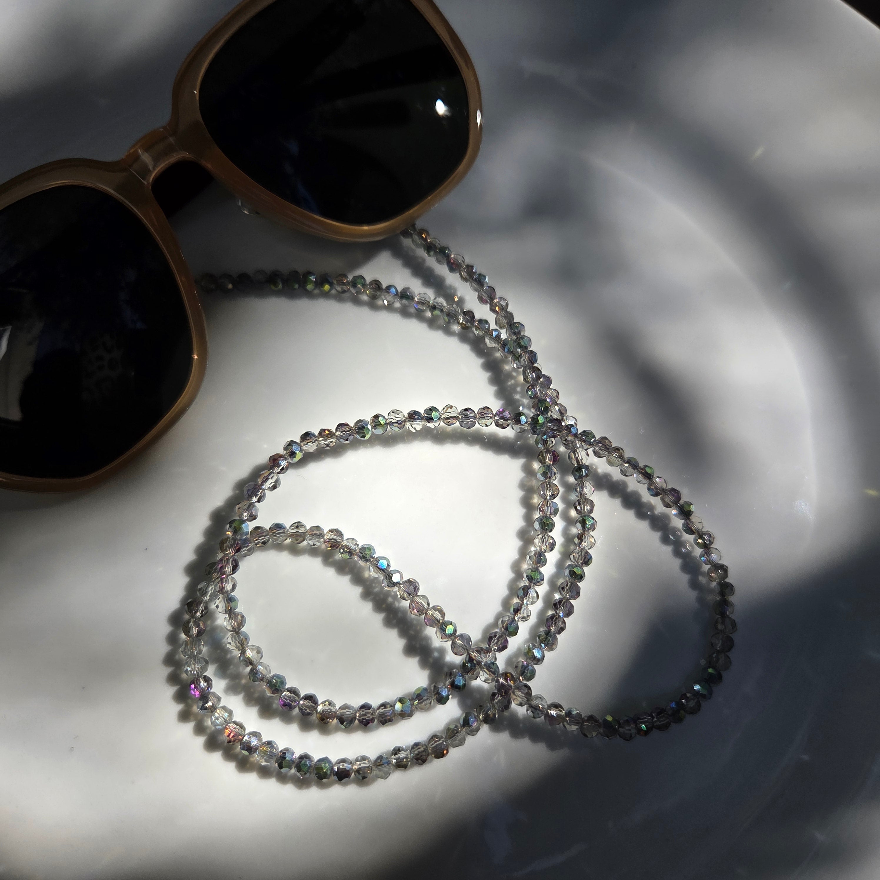 Purple Rain Glass Chain