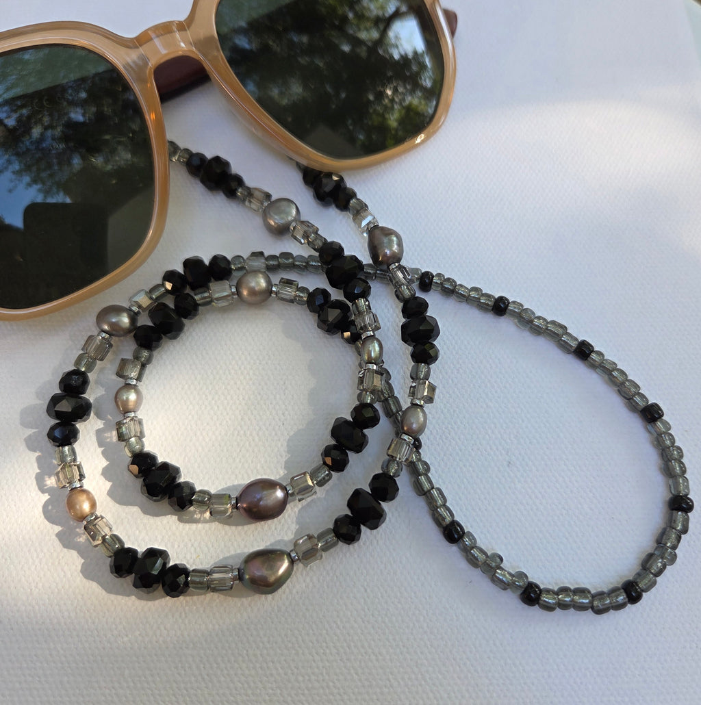 Midnight Glass Chain - Dark. Sophisticated. Unforgettable.