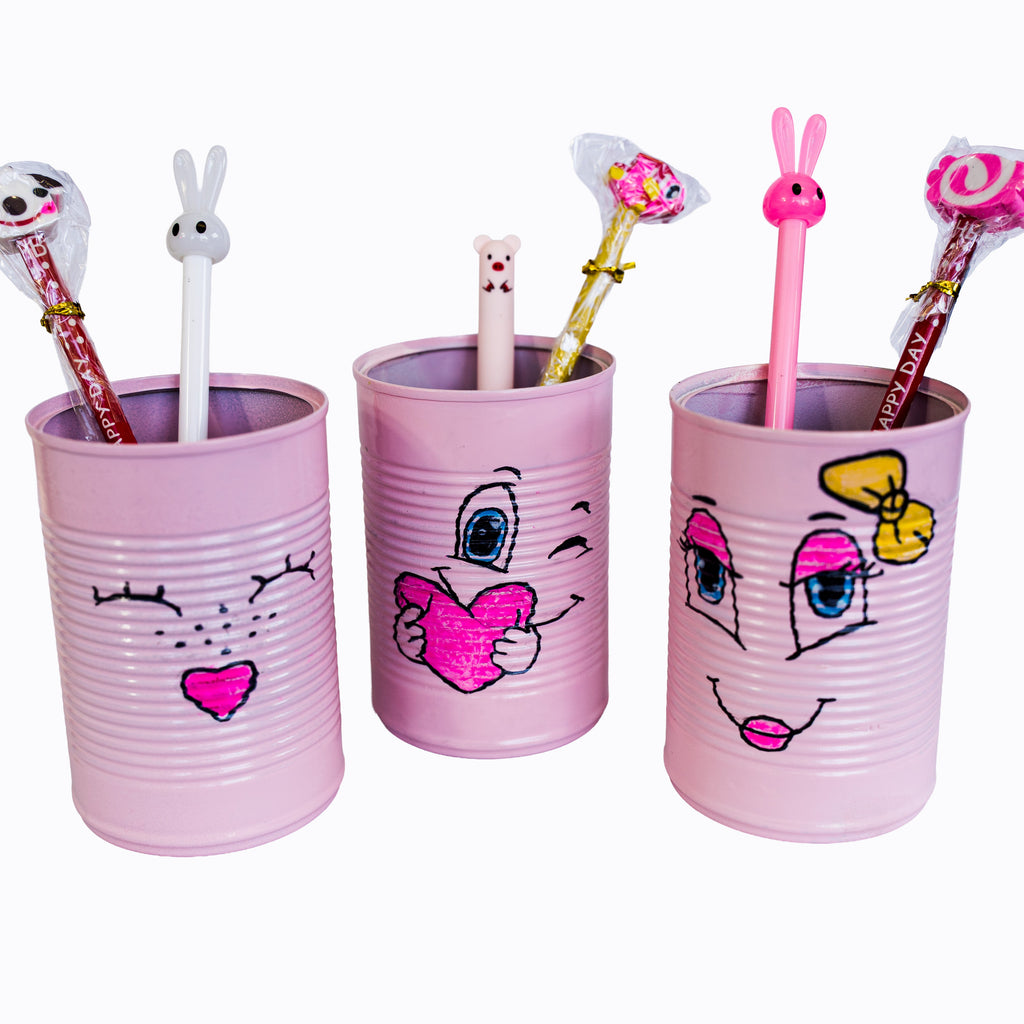 Happy Desk Stationery Tin